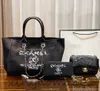 Мультибрендовые дизайнерские роскошные сумки с тремя частями, классический логотип моды, сумка для сумки на плеча