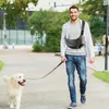 Coprisedili per auto per cani Borsa per il trasporto di piccoli cuccioli Tracolla traspirante a mano libera con tracolla regolabile per cani di taglia media