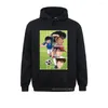 Sweats à capuche pour hommes Design unique Capitaine Tsubasa Graphic Sweat Guys Anime Custom Hood Pulls Oversize Shirt