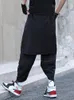 Herrbyxor pfnw kjol och byxor för mörkkläder asymmetriska frisör japansk stil mode techwear cross-pants 12a3172