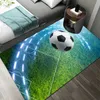 Tapijten 3D Voetbal Afdrukken Tapijt Slaapkamer Decoratie Tapijt Thuis Woonkamer Decoratie Keuken Mat Ouder-kind Spel Voetbal Vloerkleed R230717