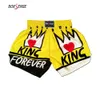 Mäns shorts Muay Thai Pants Breattable Loose Printing Kickboxing Fight Grappling Short MMA Boxing Shorts Clothing Sanda Fight Grappling 230715