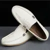 Echtes Leder Herren-Loafer zum Hineinschlüpfen, Freizeitschuhe für Herren, Mokassins, Übergröße 38–46, Abendschuhe 1AA18