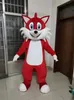 Red Fox Mascot Costume Top Cartoon Anime Postacie Karnawał unisex dorośli rozmiar świątecznych przyjęć urodzinowych strój na zewnątrz