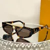 Okulary przeciwsłoneczne Designer Men Classic Brand 1950 rama galwaniczne okulary dekoracyjne Moda Małe kwadratowe okulary przeciwsłoneczne dla kobiet pasujące pudełko