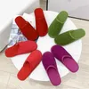 2021 Spring and autumn women corduroy indoor hotel floor home lovers' stall Plush women men's cotton slippers L230704