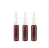 Lagringsflaskor 10 ml Amber Nasal Spray Bottle Glass Nose Mist Sprayer Press Head Empty Refillable Atomizer JL1597