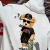 Moletons Masculinos Moletons Skate Bear Anime Print Moletons Masculino e Feminino Streetwear Oversize Harajuku Fasion Moletom Casual com Capuz y2k Roupas com Capuz 230715