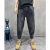 Mannen Jeans Hip Hop Cargo Broek Mannen Mode Toevallige Joggers Broek Vintage Streetwear Denim Plus Size 2023 S10