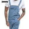 Männer Jeans Vintage Denim Kurzen Overall Männer Hosenträger Hosen Mode Streetwear Sommer Overalls Mit Tasche Casual