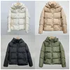 Trench-Coats Femme Veste Matelassée Femme Streetwear Manteau À Capuche Femmes Designer D'hiver De Luxe Pression Vers Le Bas Puffer Neige En Peluche Parka