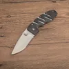 Top Quality C6813DN Survival Folding Knife 8Cr13Mov Satin Half Serration Blade G10/Steel Sheet Handle Outdoor EDC Pocket Knives with Retail Box