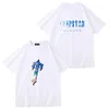 Ny mode populär man skjorta brev hög kvalitet Trapstar lyxdesigner Kort ärmskjortor Mens T Shirt Casual Designer Cotton Brand Off White T Shirt