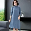 Women's Sweaters Arrival Ladies Turtleneck Cashmere Sweater Dress Pullover Female Loose Long Sleeve Knit Wool