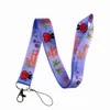 Bad Bunny Pop Star Cantor Lanyard Designer Chaveiro Padrão Desenhos Animados Celular Pescoço Longa Corda Câmera Coleira para Cartão de Identificação de Escritório Cordões Acessórios para Fumadores