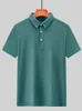 Herenpolo's Zomer Herenpoloshirt Ademend Cool Nylon Spandex Korte mouw Klassiek Effen poloshirt Heren Golfshirt T-shirt Grote maat 8XL 230717