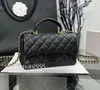 bolsas femininas de luxo bolsas de ombro Hobo clutch clássica CC nano CF bolsas xadrez caviar bolsas acolchoadas com alça bolsas de ombro em pele de cordeiro Totes bolsas de corpo cruzado para noite