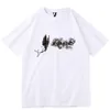 VLONE Tshirt Big V 2023 Nouveaux Couples Hommes / Femmes Tendance De La Mode Décontractée High Street Loose HIP-HOP100% Coton Imprimé Col Rond T-Shirt DT132