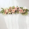 Decorative Flowers Wedding Arch Artificial Garland Welcome Sign For Table Centerpieces Door Wall Decoration