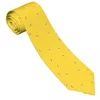 Bow Ties Bumble Arılar Kravat Sarı petek gömlek Vintage Boyun Ofis 8cm Erkekler için Aksesuarlar Cravat
