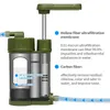 Outdoor Portable Water Filter Pump, High-precision Large Flow Water Purifier, Suitable For Camping, Hiking, Travel And Outdoor Emergency, Portable Survival Equipment