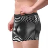 Underpants Optical Illusion Torus Cylinder 3D Three Dimensional Homme Panties Man Underwear Ventilate Shorts Boxer Briefs