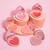 Blush UEE Heart Love Shaped Waterproof Cheek Blusher Natural Monochrome Longlasting Face Contour Makeup Palette 230617