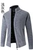 Chandails masculins 2023 Pull de marque de mode épaisse pour hommes cardigan slim fit cavalier tricots chauds automne décontracté de style coréen de style coréen mâle