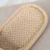 Тапочки Классическая льняная тапочка для женщин Летнее легкое дышащее домашнее на пол Слайд Слайд Слайд с решеткой.