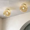 Plafonniers Chambre Nordique Allée Lampe À Lave Couloir En Verre Porche Décoration Minimaliste Moderne Atmosphère
