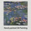Canvas Artwork Water Lilies C.1916 Клод Моне рисунок ручной импрессионист