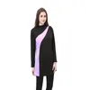 Ternos de duas peças 2 pçs Conjunto com capuz Maiô feminino Muçulmano Traje de banho impresso Split Abayas Manga comprida Moderado Islâmico 230715