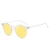 Gafas de sol Elbru Vintage moda mujer marco transparente polarizado colorido lente transparente gafas de sol clásicas sombrillas para hombres 230717