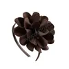 Diademas de flores multicapa de Color sólido, diademas para niñas, hechos a mano nuevos, aro para la cabeza, accesorios para el cabello para niños, accesorios de fotografía