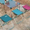 Mobilier de camping extérieur en alliage d'aluminium tabouret pliant Portable pêche Camping tabouret chaise de plage 230716