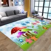 Tapis Psychédélique Rose Rose Fleur Motif Papillon Tapis Salon Table Basse Tapis Décoration De La Maison Tapis De Couloir Pour Enfants R230717