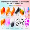 Nail Gel Makartt Marble Polish Blooming Color Changing Alcohol Ink Watercolor Blossom 230715