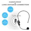 Microphones Vocal Headset Microphone for Voice Amplifier Speaker Mike With Bright Clear Sound 2 In1 Wireless Headset Handheld Loudspeaker x0717