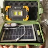 Батареи Yagou Solar Panel Spotlight Set Portable Super Bright Saving Saving Led Travel Light для открытого похода по кемпинге 230715