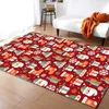 Tapis Série de Noël Tapis Maison Tapis Absorbant Antidérapant Salon Paillasson Chambre Bébé Canapé Décoration Zone Tapis Alfombra R230717