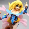 Anime manga yu gi oh figurine 28cm mana anime figur magisk tjej figur mörk magisk actionmodell pvc staty dollsamling dekoration leksaker l230717
