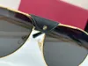 Vintage Pilot Sunglasses 0096 Gold Metal/Dark Grey Lens for Men Summer Sunnies gafas de sol Sonnenbrille UV400 Eye Wear with Box