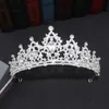 European American Bridal Baroque Crown Rhinestone Headdress Princess Wedding Hair Accessories Dress L230704