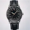 Super qualidade 3 estilos relógio de pulso masculino 46 mm discagem 2813 movimento data automática Caixa de aço refinado pulseira de couro Luminous Mechnaical Auto309x