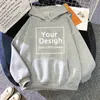 Herrtröjor tröjor din egen design tryck menkvinnor huvtröjor diy varumärke anpassade mäns hoodie diy kvinnor tröja unisex män kvinnor kläder 230715