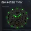 Wristwatches Selling Creative Fully Automatic Hollowed Out Luminous Large Dial Men's Quartz Watch Boyfriend Light Luxury Gift