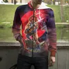 Мужские толстовины аниме Thundercats Zip Up Мужчины Женщины мода 3D Пятница капюшона крутой мальчик Дети Дети Дети Случайные Топы унисекс толстовины с капюшоном с капюшоном