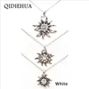 Hochzeit Schmuck Sets 3 teile/satz Charming Glück Blume Halskette Für Frauen Schlüsselbein Kette Edelweiß Anhänger Mode Bijoux Großhandel 230717