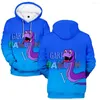 Sweats à capuche pour hommes Garten Of Banban Game Merch Sweat à capuche zippé Style Cartoon Unisexe Manches longues Harajuku 3D Cosplay Vêtements