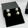 Varumärke smycken klassisk stud guldörhänge Pearl S925Silver örhängen Ear Stud Womens Designer Studs Christmas Gift Letters Y 22120506